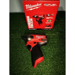 Milwaukee M12 FQID-0 ไขควงกระแทกไร้สาย 12 โวลต์ ระบบไฮดรอลิก (เครื่องเปล่า)