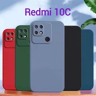 Redmi 10C(พร้อมส่งในไทย)เคสTPUนิ่มสีพาสเทลคลุมกล้องXiaomi Redmi 10Cตรงรุ่น