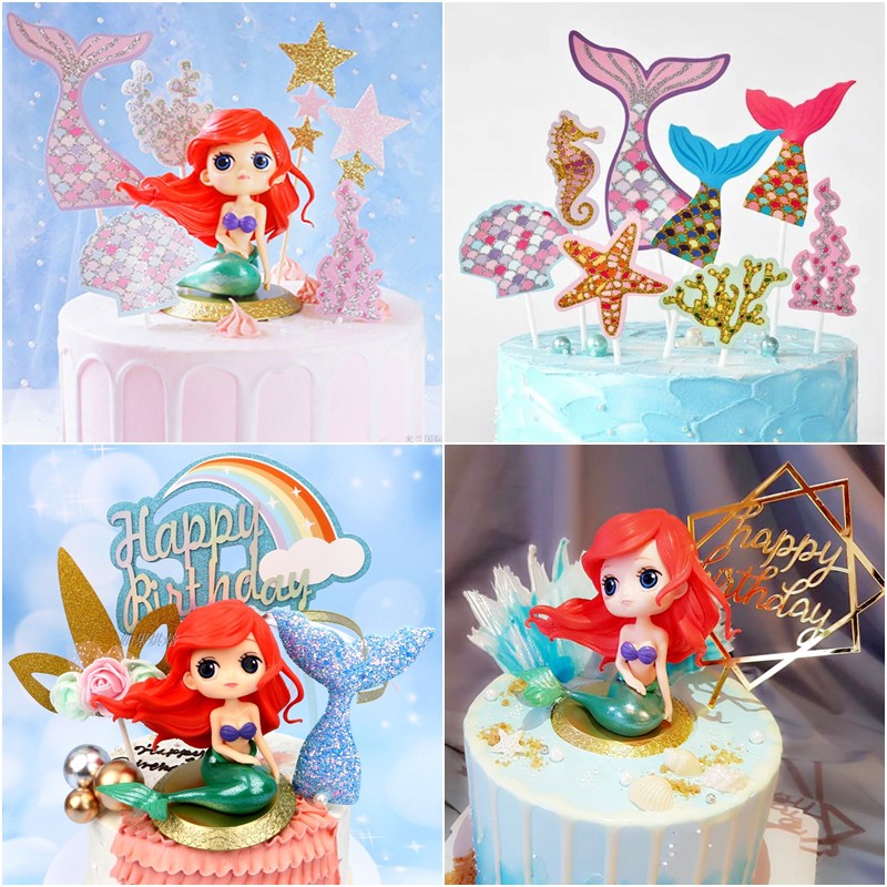 โมเดลเจ้าหญิง-แอเรียล-พร๊อพธีมแอเรียล-ariel-little-mermaid-พร้อมส่ง