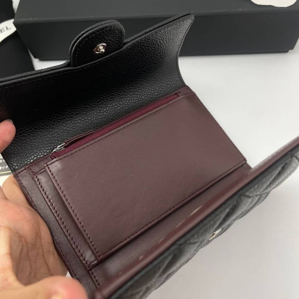 chanel-wallet-ใบกลาง-อะไหล่เงิน-grade-vip-size-15cm-อปก-fullboxset
