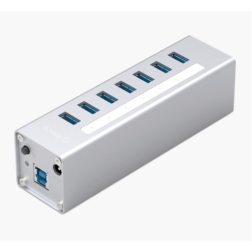 ORICO (มี2สี) A3H7-NBC HUB 7-Ports USB 3.0 Superspeed/power 12V 2.5A ...