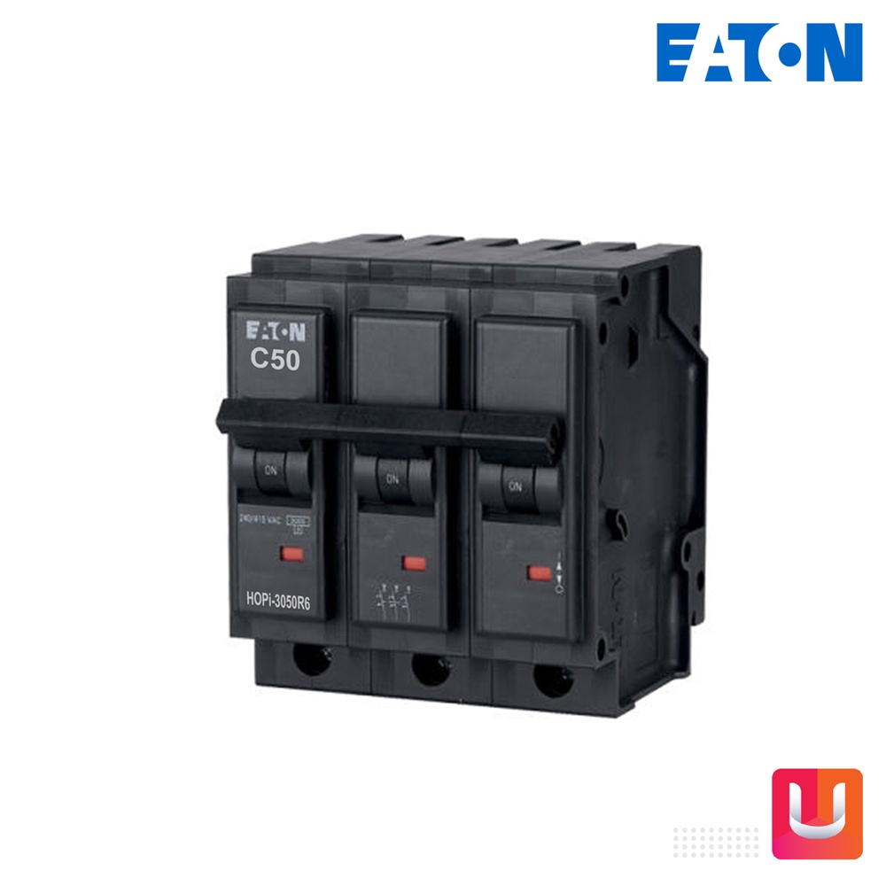 EATON เซอร์กิตเบรกเกอร์ MEM series MCB plug-in type 3P 50A 6kA รุ่น ...