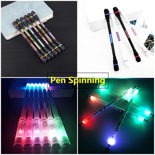 ปากกาสปินเนอร์ พลาสติก เรืองแสง LED แบบสร้างสรรค์