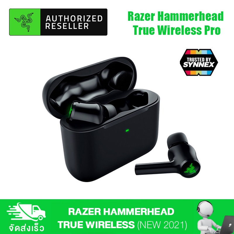 Razer Hammerhead True Wireless Pro Bluetooth True Wireless Gaming Earbuds With Earphones หู 3746