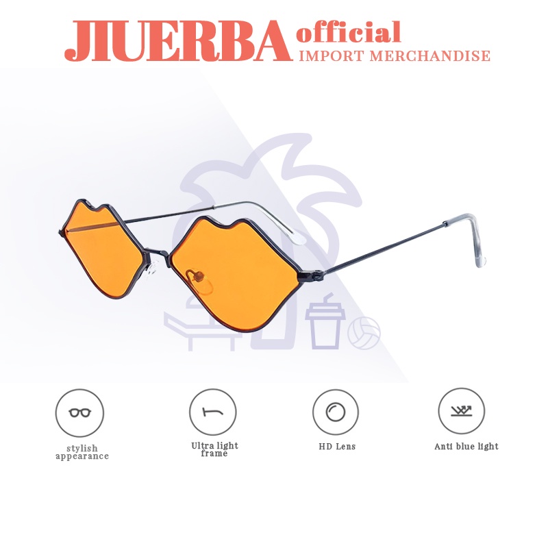 jiuerba-cod-แว่นตากันแดดแฟชั่น-สีแคนดี้-กรอบเล็ก-สําหรับผู้หญิงและผู้ชาย