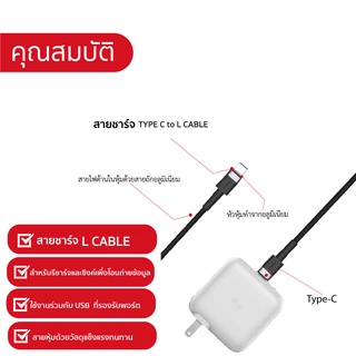 ภาพขนาดย่อของภาพหน้าปกสินค้าOrsen by Eloop S51 สายชาร์จเร็ว USB Type C 3A 20W รองรับ 12 ถ่ายโอนข้อมูล Type C to L Cable Max 27W  ของแท้100% USB Data Cable จากร้าน eloopth บน Shopee