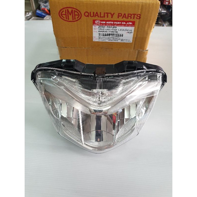 ไฟหน้า wave110i ปี2019 led ไฟหน้า wavei led อย่างดี hma | Shopee Thailand