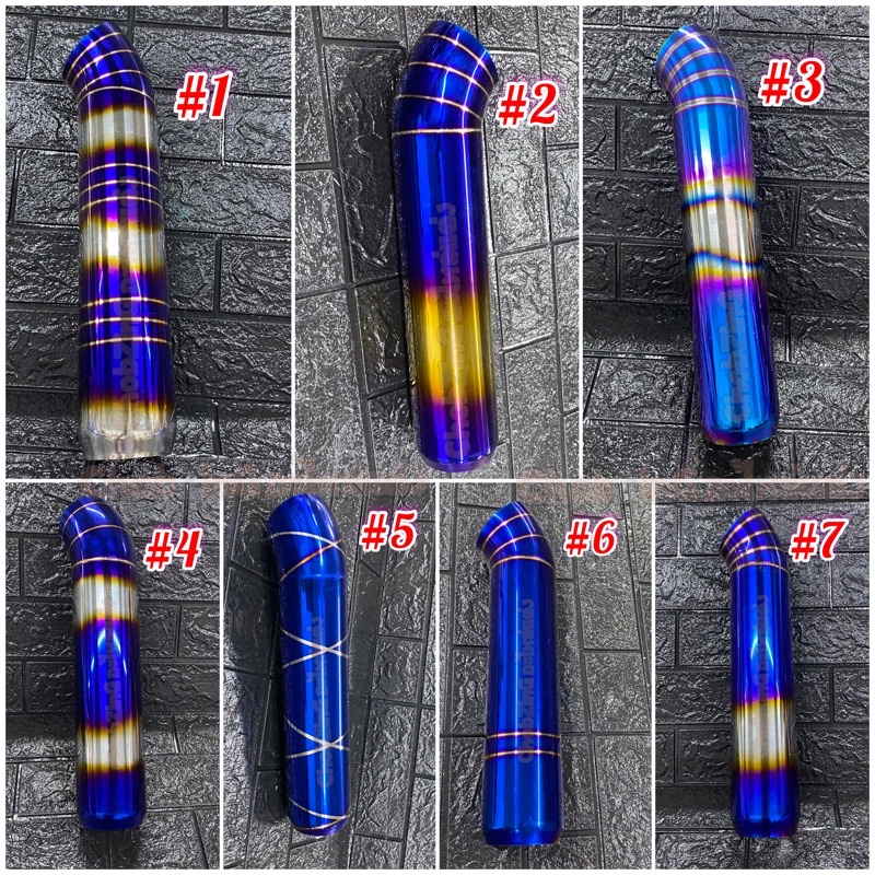 ปลายท่อกระบะ3-ยาว40ซม-ไทเทไดร์แท้-สีสวย-สีสด-สีไม่หลุดไม่ลอก-พร้อมส่ง