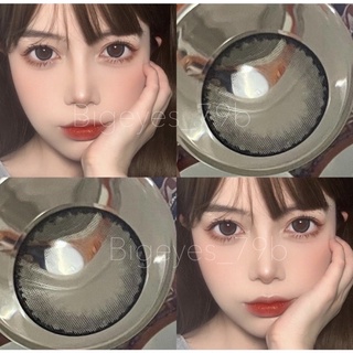 ✨ บิ๊กอายสีดำ  ขนาดตาโต Bigeyes black ☀️กรองแสง uv (บิ๊กอาย คอนแทคเลนส์ Bigeye)