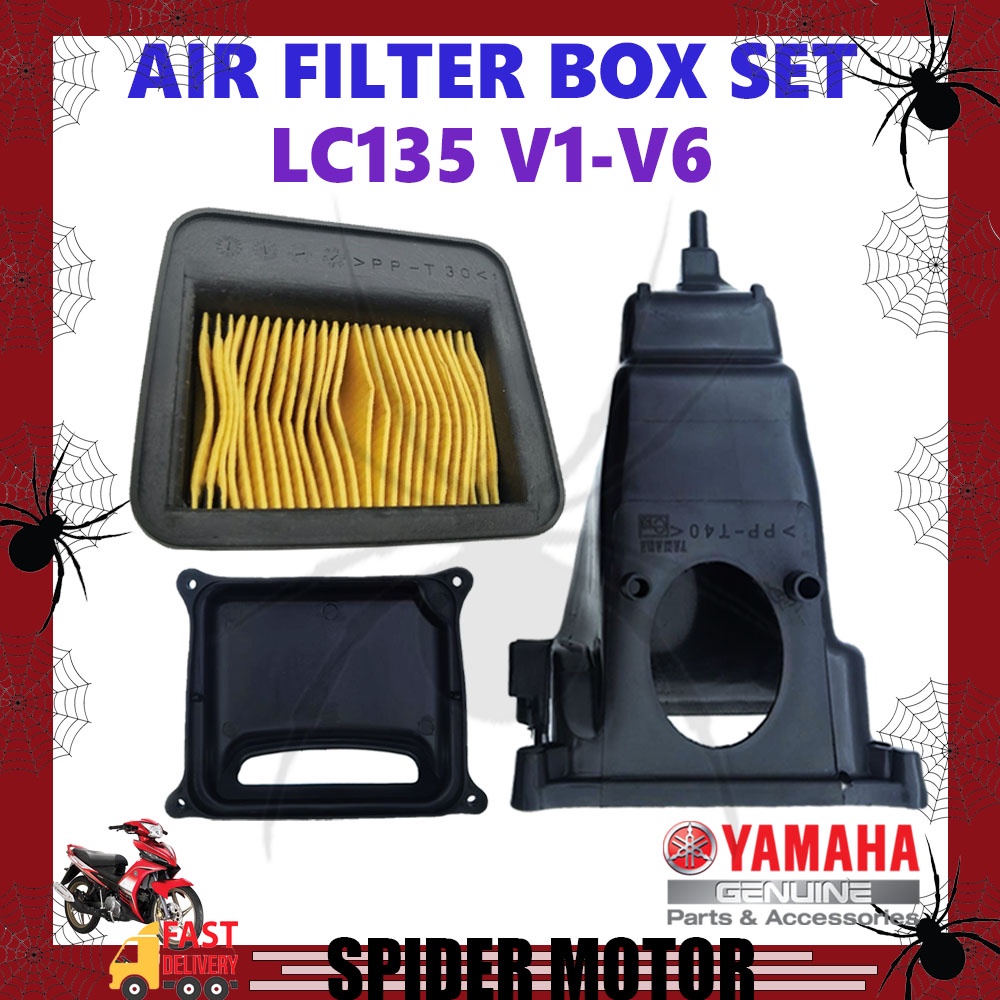 กล่องกรองอากาศ ไส้กรองอากาศ LC 135 LC135 V1-V7 1 ชุด สําหรับ YAMAHA ...