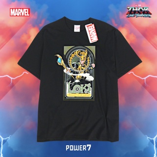 ผ้าฝ้าย 100% เสื้อยืดการ์ตูน ลาย มาร์เวล THOR love and thunder ลิขสิทธ์แท้ MARVEL COMICS  T-SHIRTS (MVX-162)