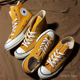 Converse 1970s Yellow High top /low top unisex canvas sneakers shoes