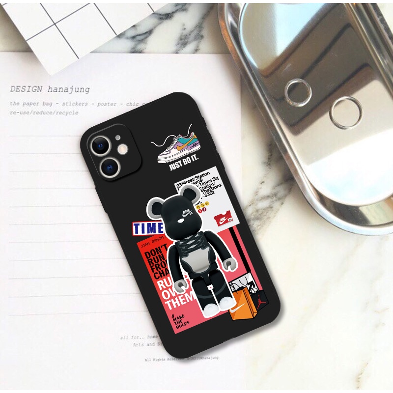 เคสโทรศัพท์มือถือ-ซิลิโคนนุ่ม-ลายการ์ตูน-kaws-สีดํา-สําหรับ-iphone-14-pro-6s-7-8-plus-x-xr-13-pro-xs-max-11-12-pro-max