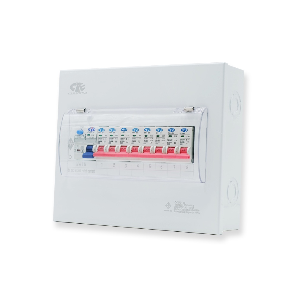 eco-ตู้คอนซูมเมอร์ยูนิต-เมนเบรกเกอร์กันดูด-rcbo-และ-ลูกเซอร์กิต-รุ่น-ccu2l-08-8-แบรนด์-ซีไออี