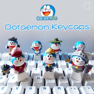 ภาพหน้าปกสินค้าKeycap Doraemon ปุ่มกดคีย์บอร์ด ลายการ์ตูนโดราเอมอน Cherry MX  ESC OEM R4 สีฟ้า ABS Keycaps ที่เกี่ยวข้อง