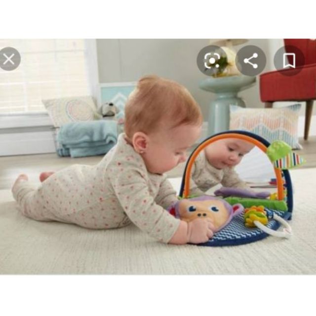 monkey-mirror-fisher-price-หนังสือมีกระจก