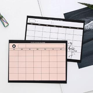 ภาพหน้าปกสินค้าCreative simple desktop ตาราง planner รายเดือน Plan kawaii mini โน้ตบุ๊คเครื่องใช้สำนักงาน สรุปประสิทธิภาพการทำงาน ซึ่งคุณอาจชอบราคาและรีวิวของสินค้านี้