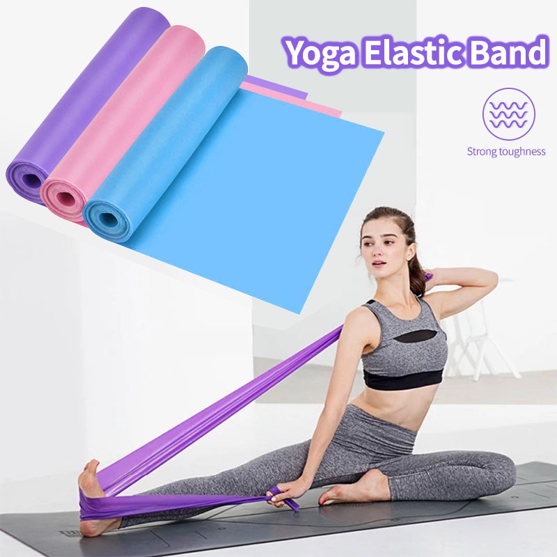 150-cm-ยางยืดออกกำลังกาย-โยคะ-พิลิทิส-ยางยืดพิลาทิส-ยางยืดโยคะผ้ายางยืดออกกำลังกายโยคะ-elastic-yoga-band-ช่วยลดไขมัน