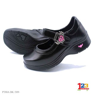 Popteen รองเท้า รุ่น PT88A Black (30-34)