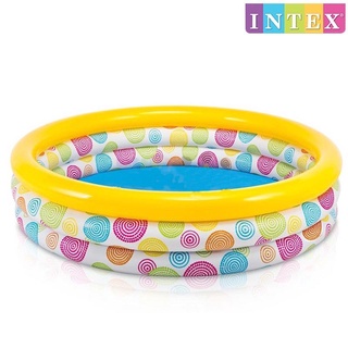 สระว่ายน้ำ สระกลม 1.68M. สระเป่าลม INTEX สูง38CM SALE