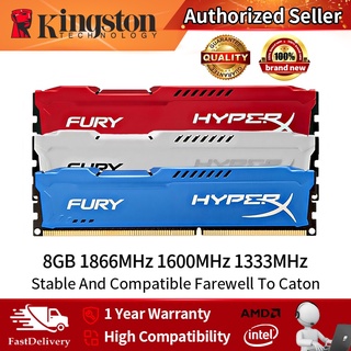 ภาพขนาดย่อของภาพหน้าปกสินค้าKingston HyperX FURY แรมหน่วยความจํา DDR3 4GB 8GB 1600MHZ 1866MHZ DIMM จากร้าน qkh666th บน Shopee