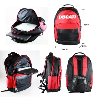 DUCATI Backpack กระเป๋าดูคาติ DCT49 152 สีแดง