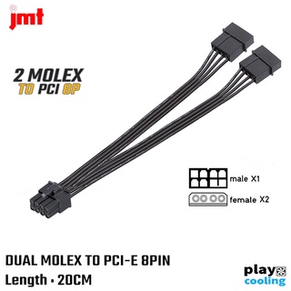 ภาพขนาดย่อของภาพหน้าปกสินค้าPCI-E 8PIN TO PCI-E 8PIN Adapter Cable Connector JMT (สายแปลง PCI-E สำหรับการ์ดจอ ส่งในไทยประกัน1ปี จากร้าน playcooling บน Shopee ภาพที่ 7