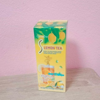 เอส เลมอนที กิฟฟารีน Lemon Tea เครื่องดื่ม ชาปรุงสำเร็จชนิดผง ผสม วิตามินซี แอล-คาร์นิทีน วิตามินบีรวม กล่อง 10 ซอง