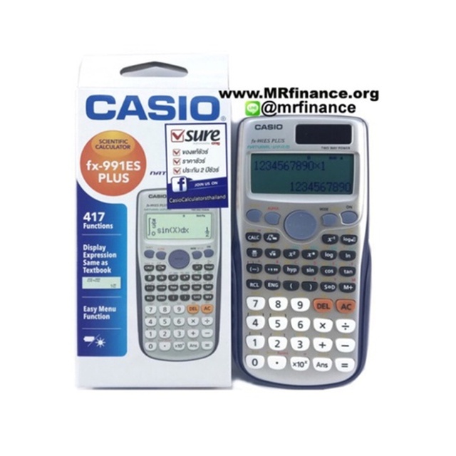 ภาพสินค้าCasio fx-991ES Plus ใช้ Casio fx991ES Plus 2nd Edition แทน ของใหม่ ของแท้ จากร้าน mrfinance บน Shopee ภาพที่ 1