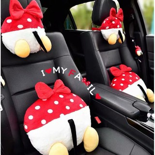 สินค้า Mickey&Minnie หมอนรองหลัง หมอนหนุนหลัง หมอนกอดในรถยนต์ ( พร้อมส่งครับ)