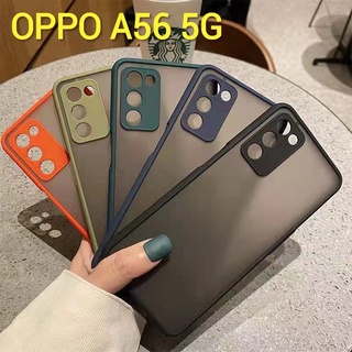 A56(พร้​อมส่งในไทย)เคสขอบนิ่มหลังแข็งขุ่นคลุมกล้องOPPO A56 5G/A16K