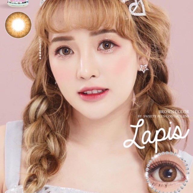 lapis-brown-บิ๊กอาย-สีน้ำตาล-น้ำตาล-sweety-ค่าอมน้ำ38-contact-lens-bigeyes-คอนแทคเลนส์-ค่าสายตา-สายตาสั้น-สายตาปกติ