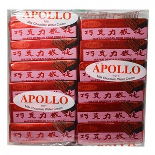 Apollo เวเฟอร์ช็อกโกเเลต 48 เเท่ง