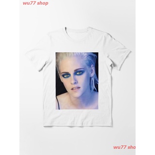 2022 Kristen Stewart Essential T-Shirt ผู้หญิง ดพิมพ์ลาย เสื้อยืดผ้าฝ้าย คอกลม cotton ความนิยม sale Unisex