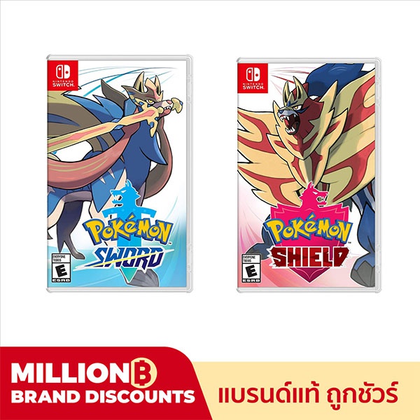 ภาพสินค้าNintendo Switch Pokemon Sword & Pokemon Shield Zone Asia English เกม 2019 จากร้าน tinzshop บน Shopee ภาพที่ 2