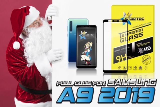 ฟิล์มกระจกนิรภัยเต็มจอ-samsung-a9-2019-a9-2018-a7-2018-ยี่ห้อstartec-คุณภาพดี-ทัชลื่น-ปกป้องหน้าจอได้ดี