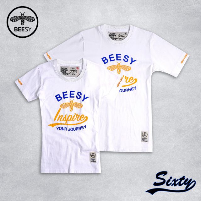 beesy-เสื้อยืด-รุ่น-sixty-สีขาว