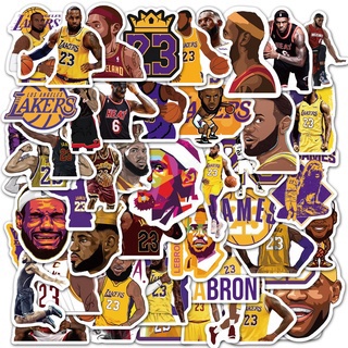 สติกเกอร์-ลายบาสเก็ตบอล-nba-superstar-lebron-james-กันน้ํา-สําหรับติดตกแต่งกระเป๋าเดินทาง-กีตาร์-โน้ตบุ๊ก-คอมพิวเตอร์-50-ชิ้น