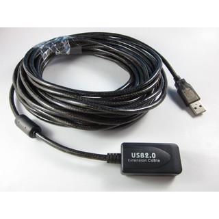 รหัสสินค้า : 1925  USB 2.0 Extension Cable 10M แพ็คดำ