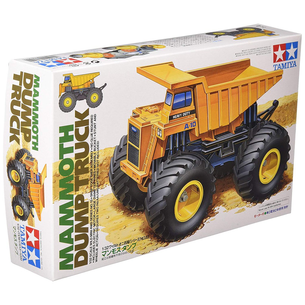 โมเดลรถมินิ4wd-tamiya-mini4wd-1-32-ta17013-mammoth-dump-truck