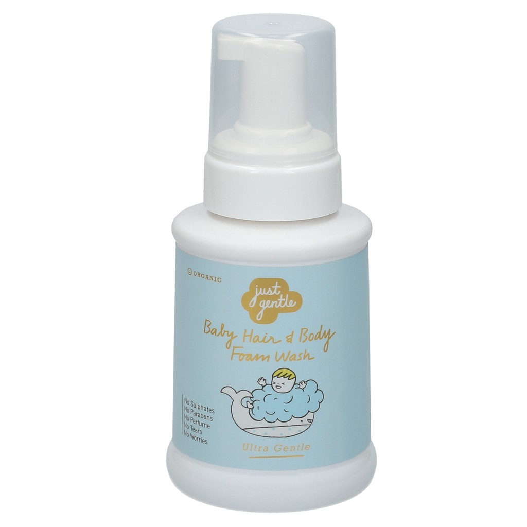 ภาพหน้าปกสินค้าโฟมสระผมและอาบน้ําเด็กแรกเกิด Baby Hair & Body Foam Wash - Ultra Gentle จากร้าน justgentle.sp บน Shopee