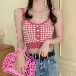 ขายดี เสื้อสายเดี่ยว ตัวสั้น สไตล์ฝรั่งเศส สําหรับผู้หญิง JL-MX-05