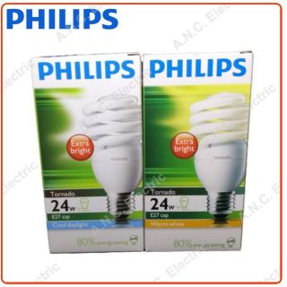 Philips หลอดประหยัดไฟ ทอร์นาโด 24W E27