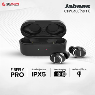 สินค้า Jabees Firefly PRO (ฟรี! เพิ่มชุดจุกหูฟังสำรอง / ประกันศูนย์ไทย 1 ปี ) หูฟังไร้สาย True Wireless ออกกำลังกาย กันเหงื่อ