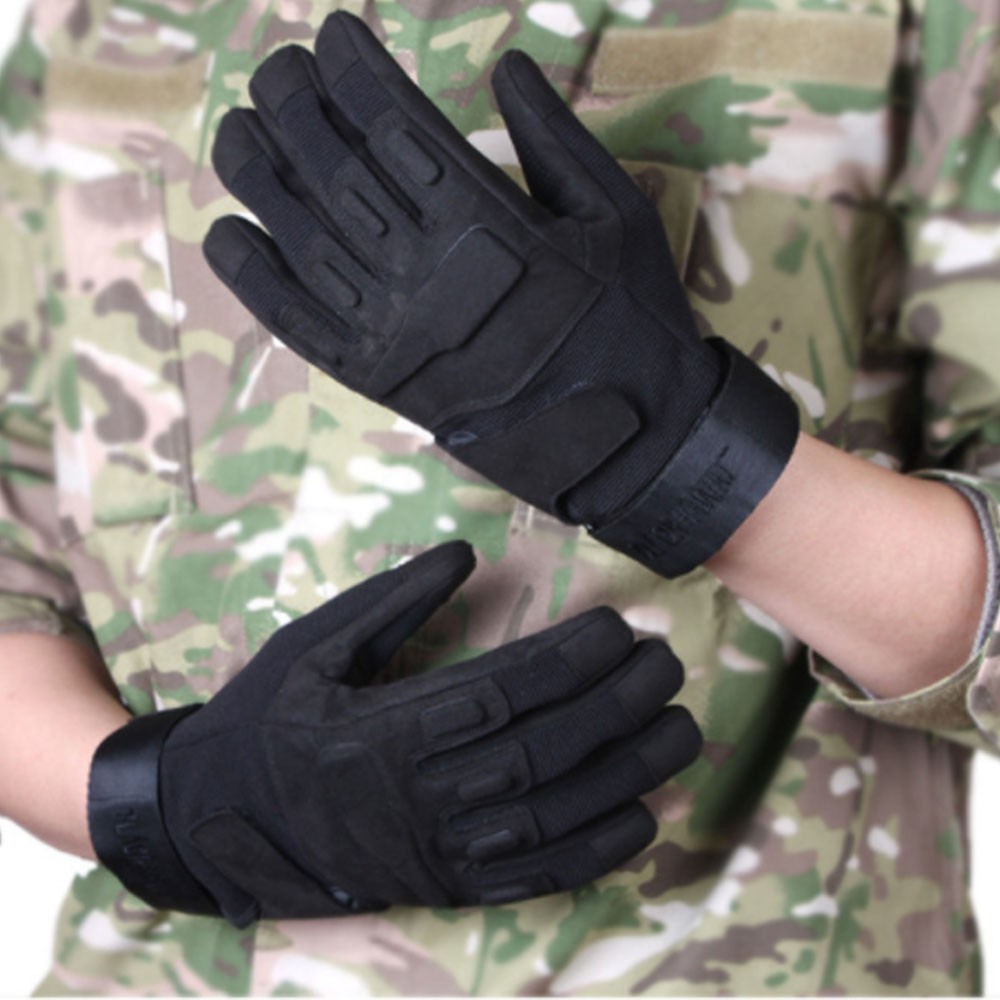 ภาพหน้าปกสินค้า***รุ่นเต็มนิ้ว*** Tactical gloves ถุงมือยกน้ำหนัก ถุงมือฟิตเนส ถุงมือกลางแจ้ง ถุงมือ มอเตอร์ไซร์ Fitness Glove outdoor
