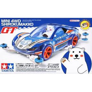 โมเดลรถมินิ4WD Tamiya Mini4WD 1/32 TA95304 Mini 4WD Shirokumakko GT (MA)