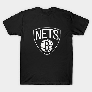 NBA บรู๊คลินเน็ตส์เสื้อยืดที่มีคุณภาพสูงผ้าฝ้ายแขนสั้นเสื้อผ้าเครื่องแต่งกาย Unisex ชายและหญิง 8sL