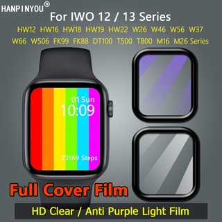 ภาพหน้าปกสินค้าFor IWO 12 13 Pro Max M36 Plus HW22 HW16 W26 W46 W56 W37 FK99 FK88 DT100 Series Watch 6 5 SmartWatch Ultra Clear Full Cover 3D Curved Soft PMMA PET Film Screen Protector - Not Tempered Glass ซึ่งคุณอาจชอบราคาและรีวิวของสินค้านี้