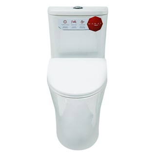 Sanitary ware 1-PIECE TOILET KARAT K-21926X-S-WK WHITE sanitary ware toilet สุขภัณฑ์นั่งราบ สุขภัณฑ์ 1 ชิ้น K-21926X-S-W