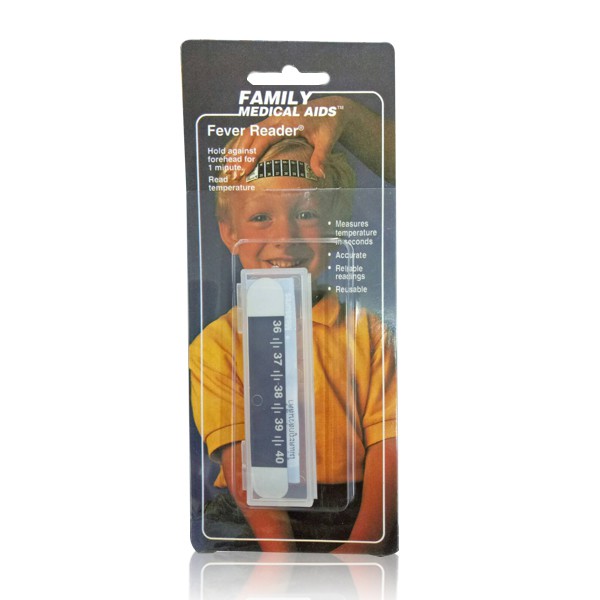 แผ่นวัดไข้ Family medical fever reader thermometer แถบวัดไข้ วัดไข้ ใช้ ...